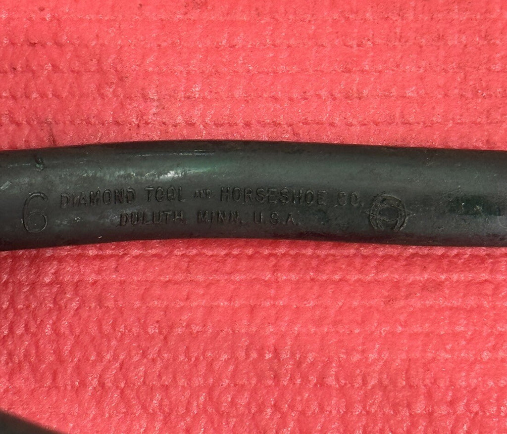 Vintage RARE Diamalloy Horseshoes SL56NE Lineman Pliers W/ Green Handle USA