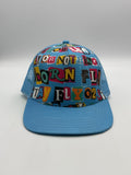 Born Fly Flat Bill Baseball Hat Men Colorful Ransom Mesh Adjustable Snapback Cap