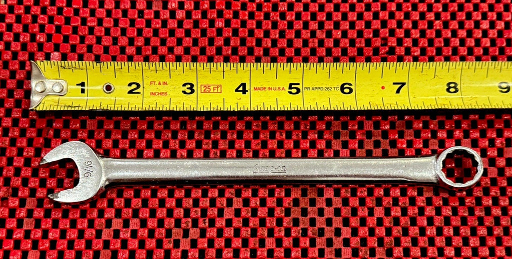 SNAP ON TOOLS OEX-18 9/16" SAE 12PT COMBINATION WRENCH MADE IN USA N2