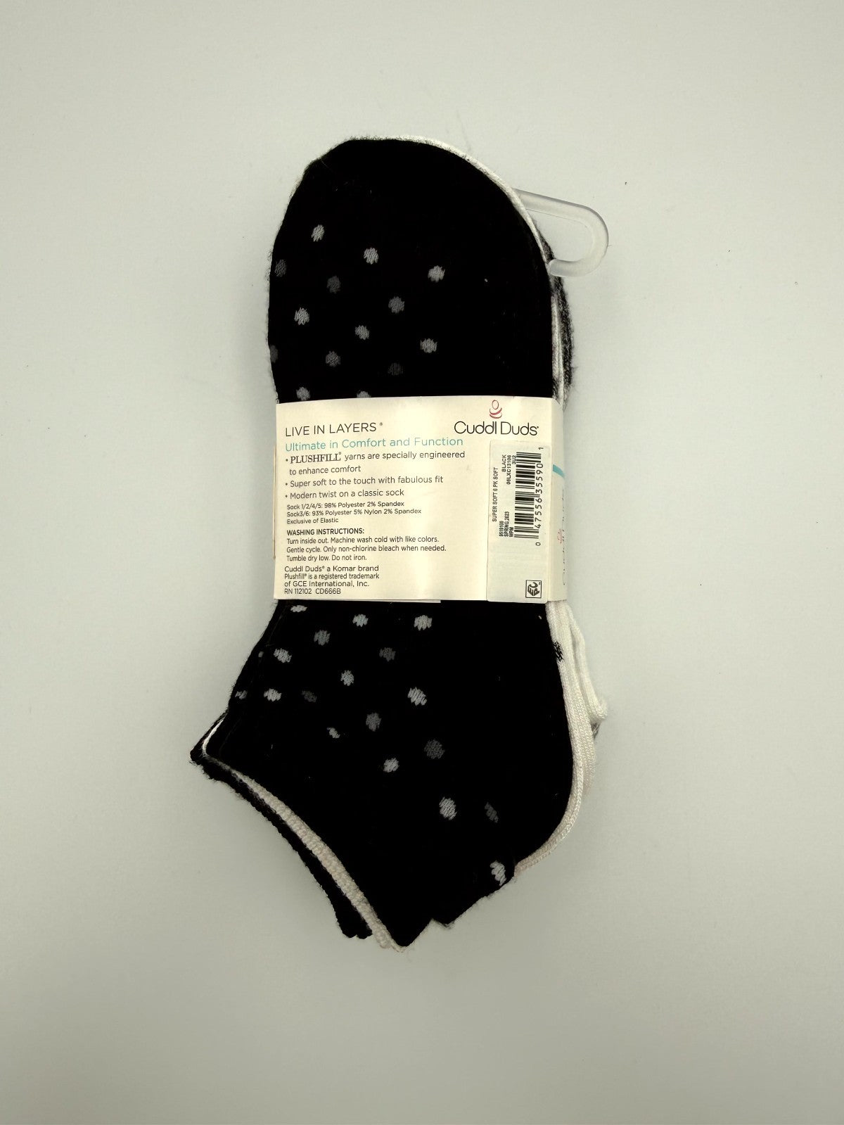 New Cuddl Duds Super Soft Low Cut Socks Women's Shoes Size 4-10 - Pairs OF 6