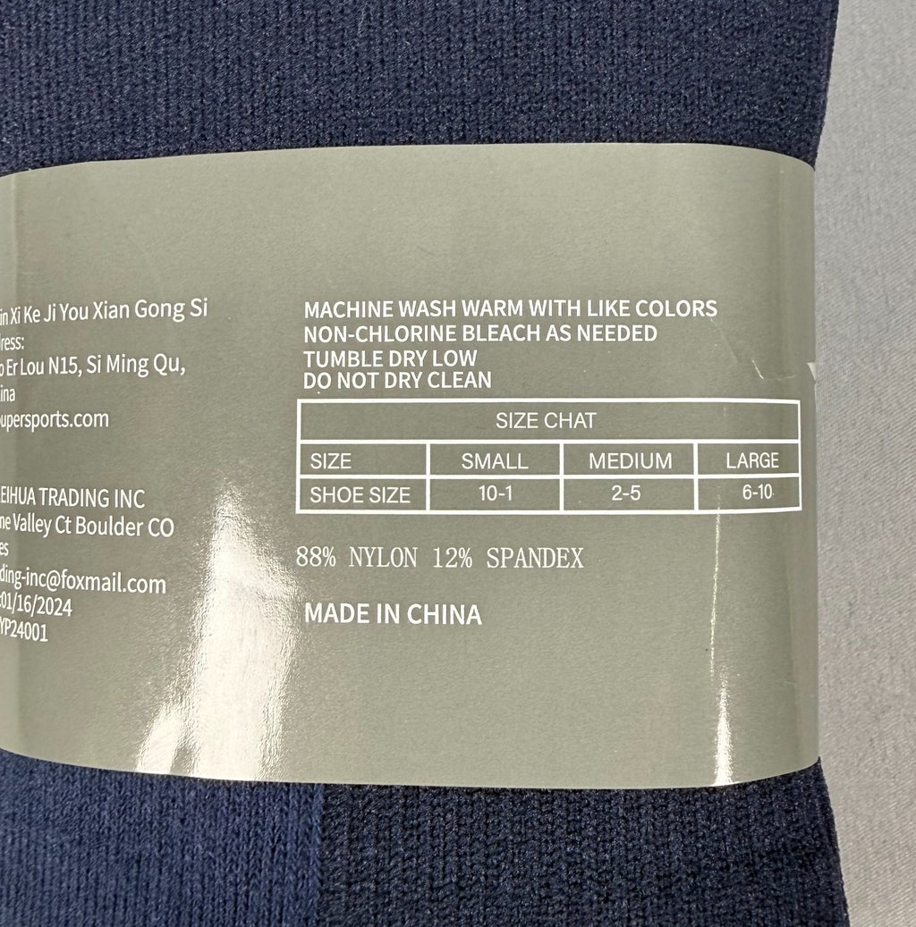 NEW Youper Youth Large YL Navy Blue Over Calf Long Baseball Softball Socks