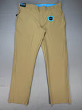 Birdie Bound Regular Fit Golf Pants Men's 38x30 Beige Performance Straight Leg