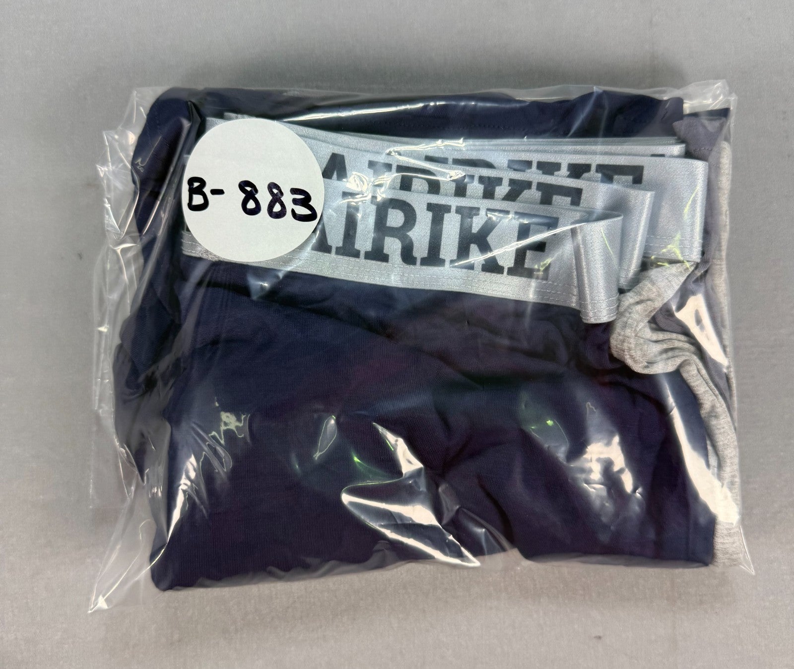 Pack of 3 AIRIKE Elastic Waistband Boxer Briefs Men Medium Multicolor Underpants