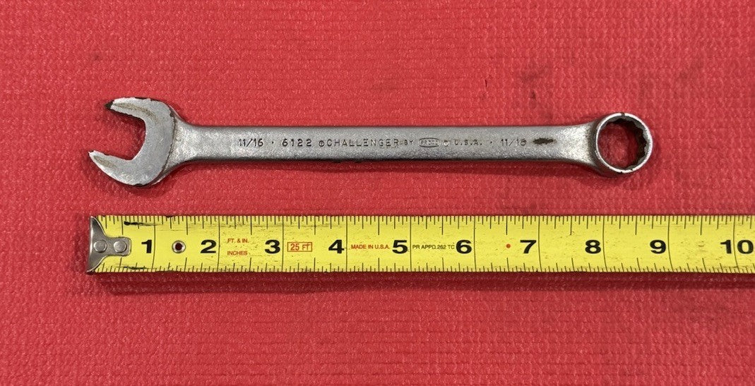 Proto Challenger 11/16" Combination Wrench 6122 SAE 12 Point Made In USA