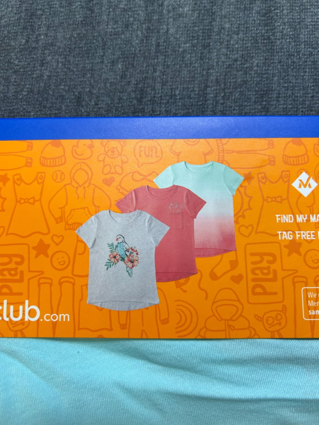 NWT Member's Mark My Favorite Active Tees Girls 10/12 Multicolor Preppy - 3-Pack