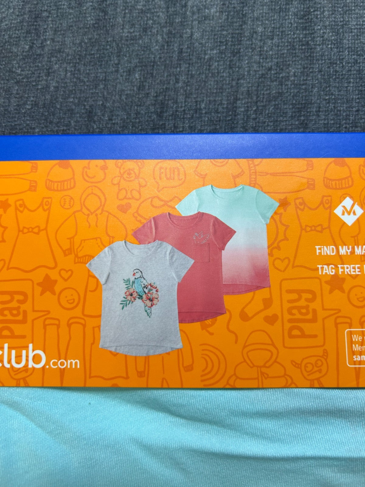 NWT Member's Mark My Favorite Active Tees Girls 10/12 Multicolor Preppy - 3-Pack