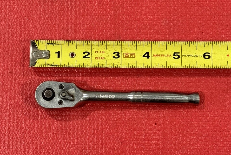 Stanley Tools Cr-V 91-928, 1/4" Drive Quick Release Ratchet