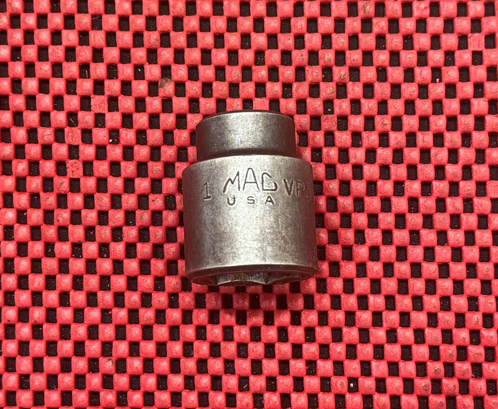 MAC Tools VP326 1/2” Drive, 1 Inch 6 PT Shallow Impact Socket Made In USA N8