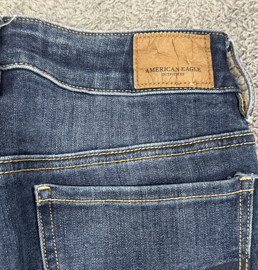 American Eagle Outfitters Womens Size 00, Hi-Rise Jegging Jeans Super Stretch X4