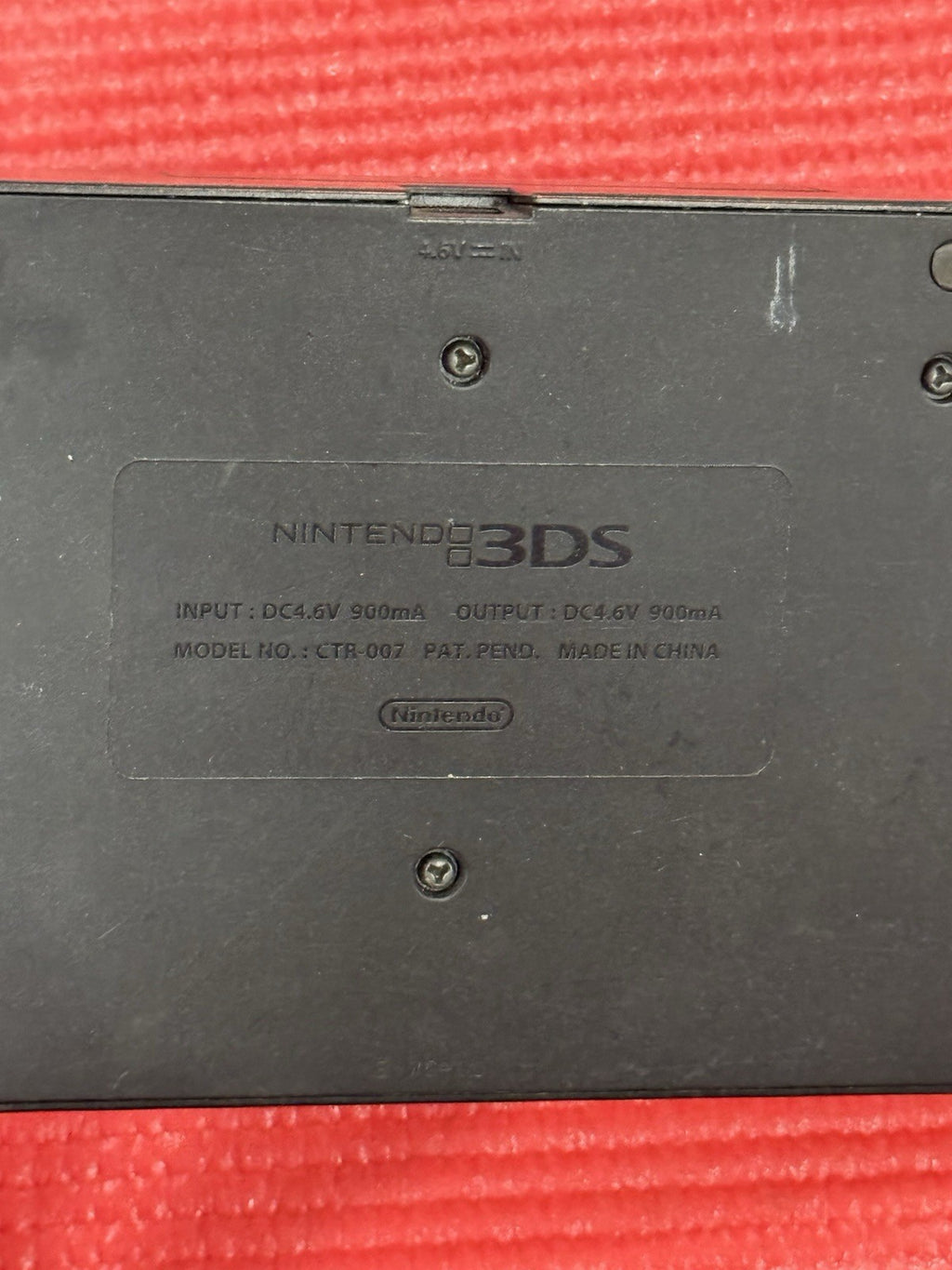 Nintendo 3DS Charging Cradle Dock OEM - Black (CTR-007) Original Genuine