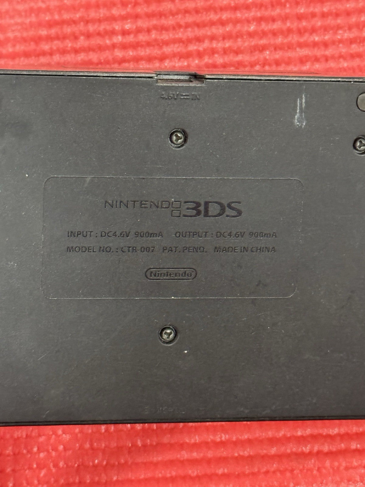 Nintendo 3DS Charging Cradle Dock OEM - Black (CTR-007) Original Genuine