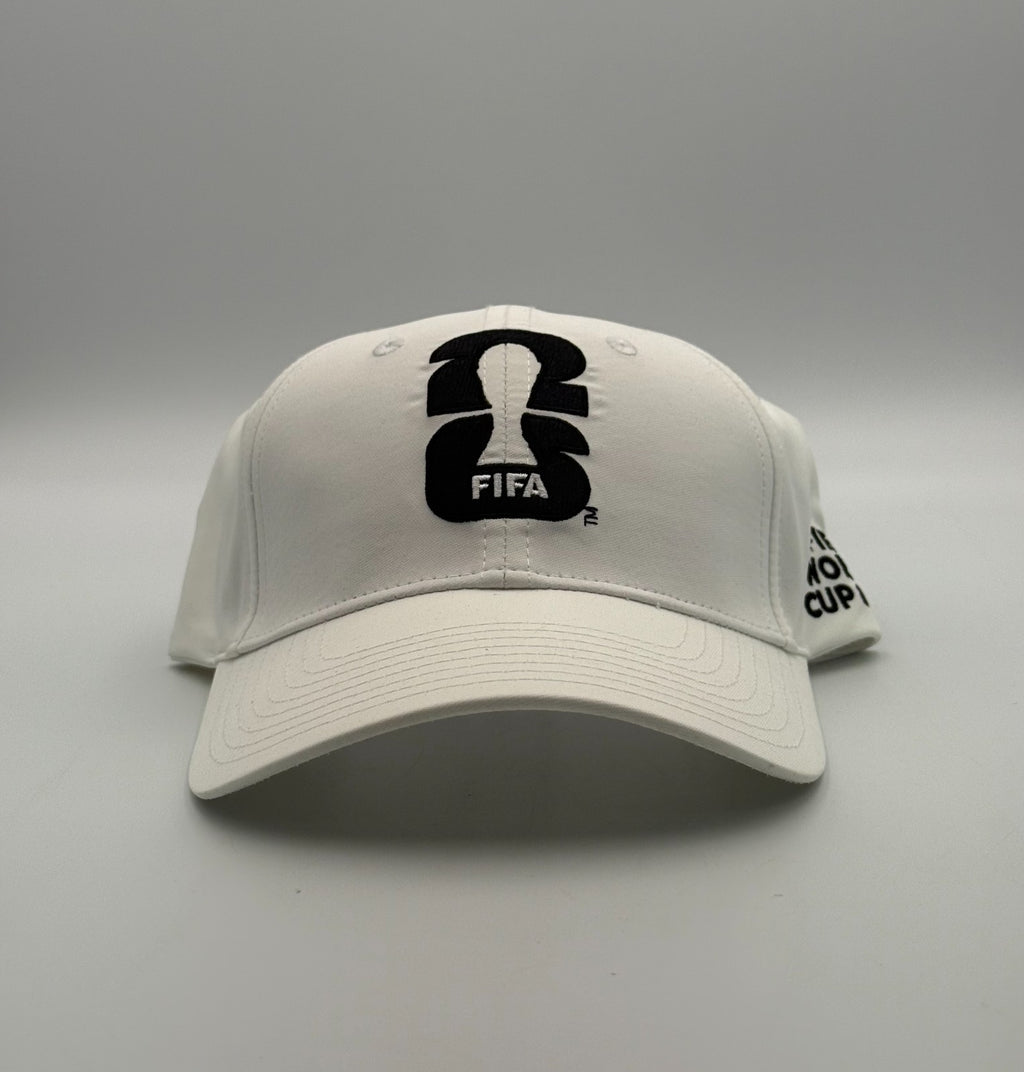 Licensed FIFA World Cup 2026 Soccer Hat Men White Sports Flex Fit Cap New