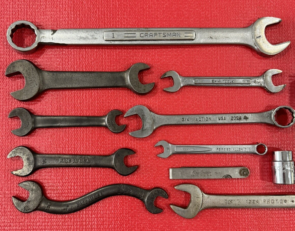 Vintage Lot of 30 USA Tools- Mac,S-K,Craftsman,Proto,NewBritain,Billings