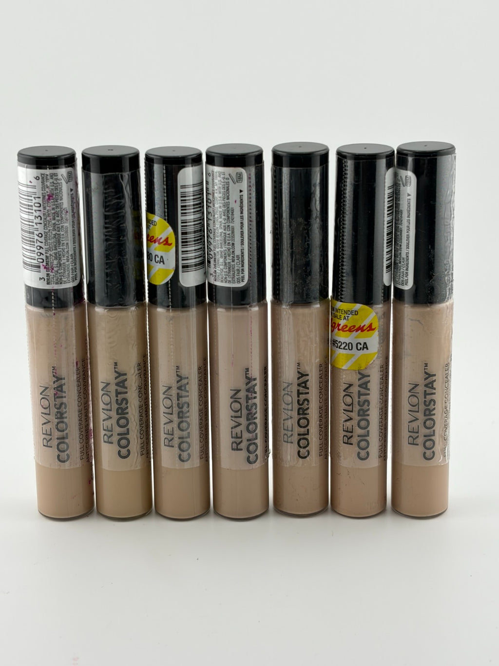Revlon ColorStay Full Coverage Concealer Makeup 18M Fair Clair 005 - Set of 7