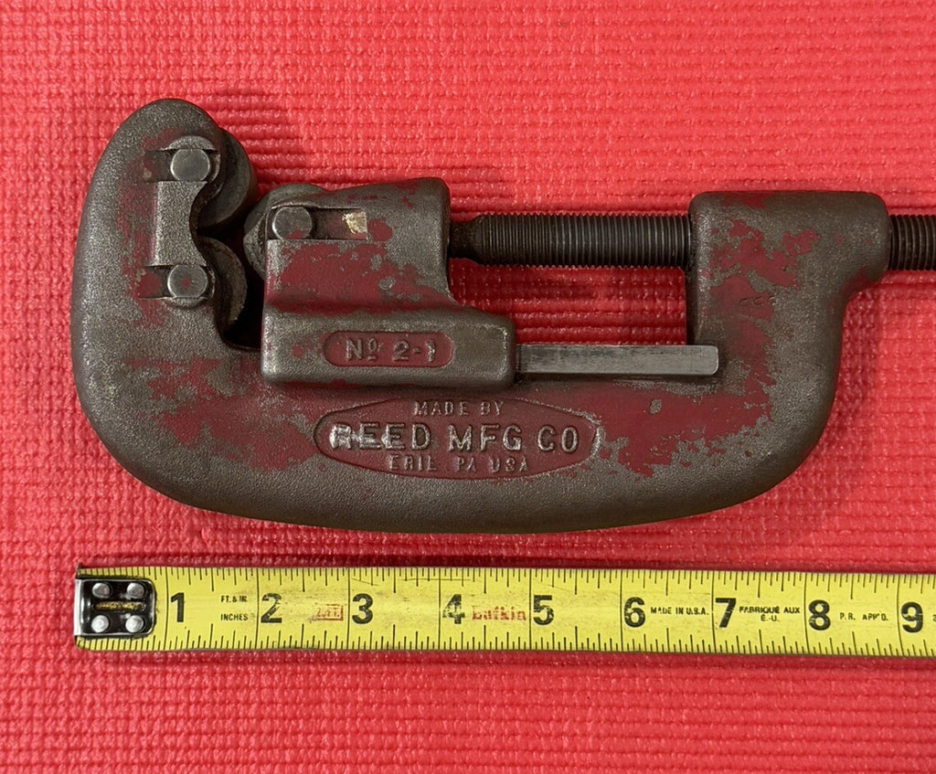 REED MFG CO CUT TOOL #2-1 HD Pipe Cutter, Cuts 1/8"-2" pipe Made In ERIE PA USA