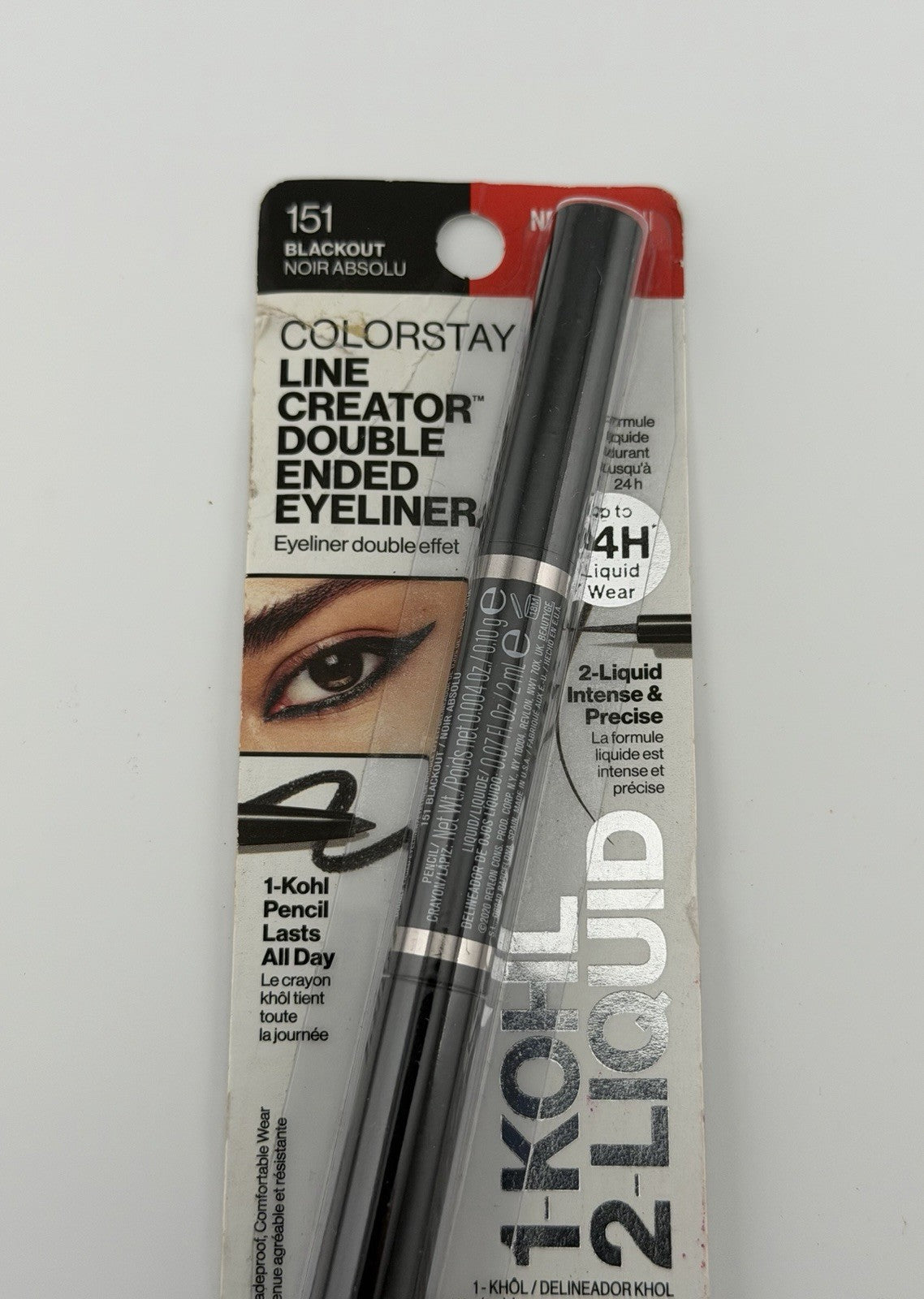 Revlon Colorstay Line Creator Double Ended Eyeliner 24HR 151 - Blackout SEALED