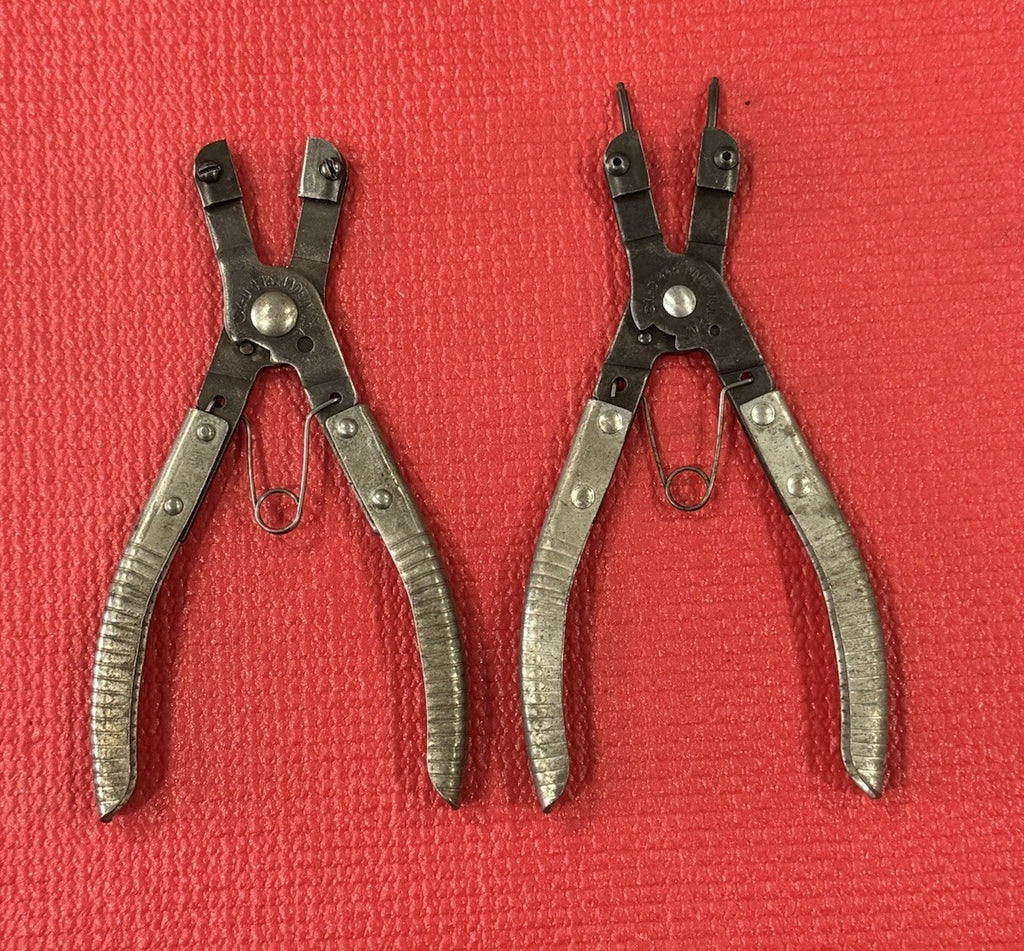 Vintage K-D TOOLS No. 445 Snap Ring Plier 2 Pc Set Made in USA
