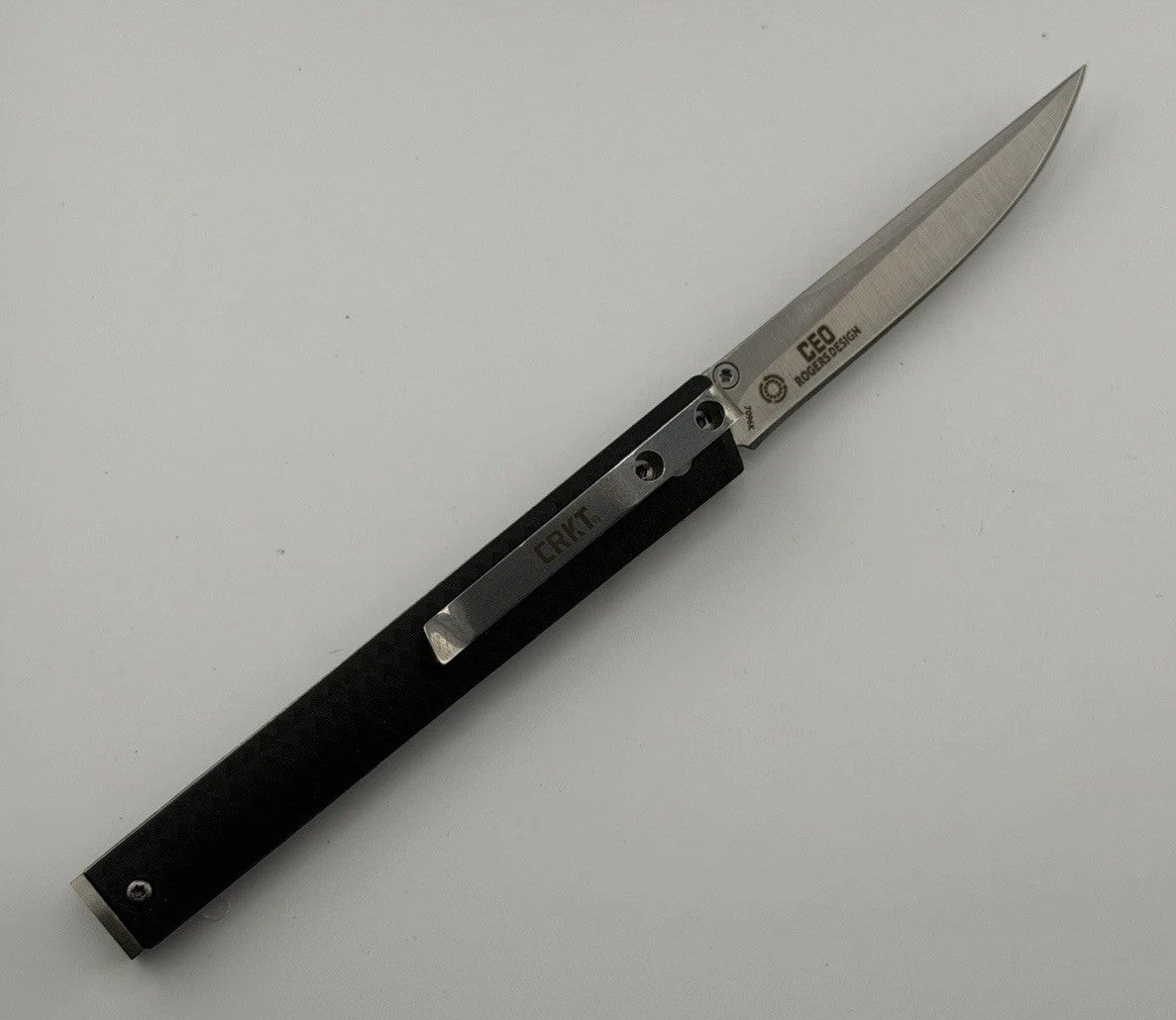CRKT 7096K CEO Richard Rogers Design EDC Liner Lock Folder Vintage Collectible