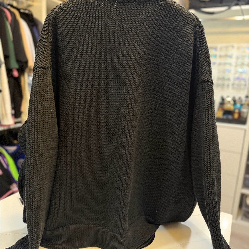 Off-White Black Crewneck Sweater