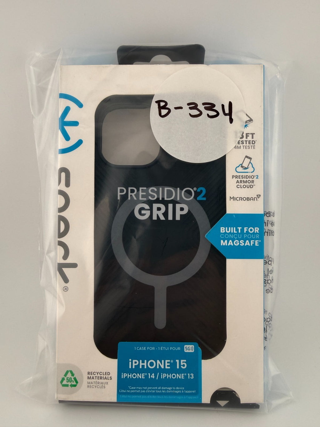 NEW Speck Presidio2 Grip MagSafe with ClickLock Case for Apple iPhone 15