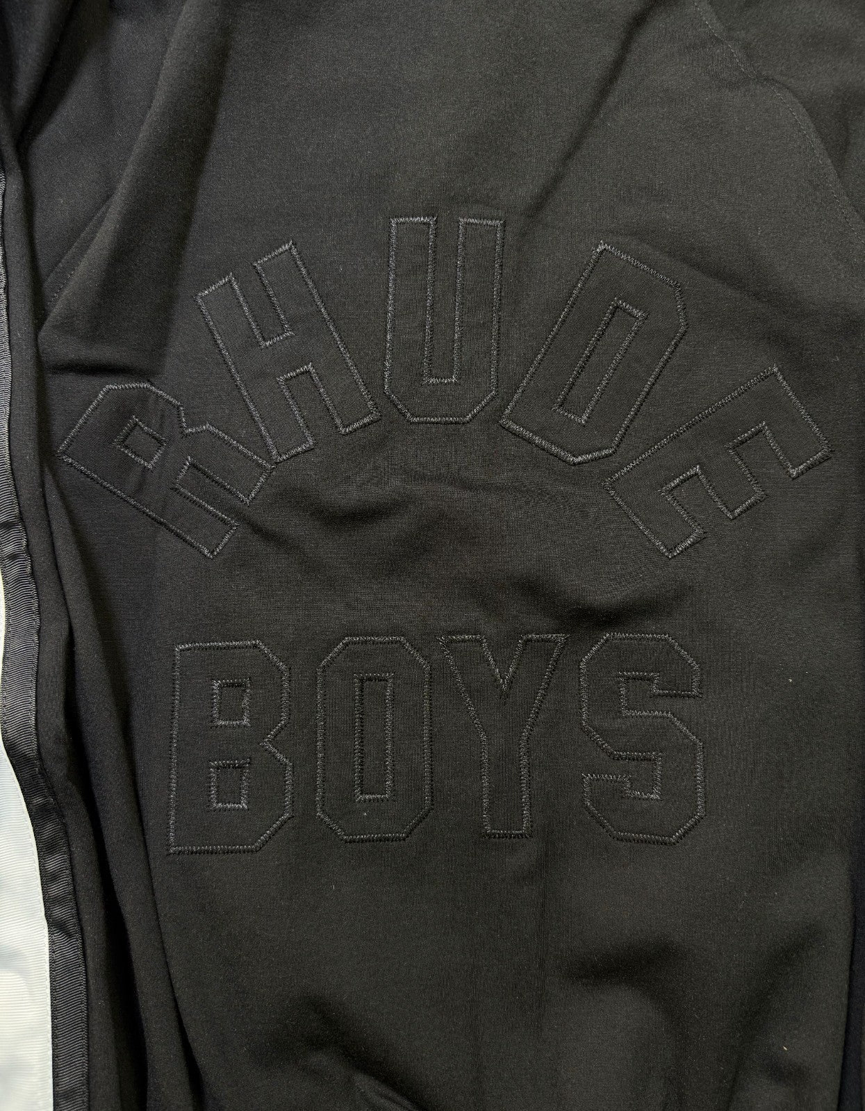 NWT Rhude Traxedo Jacket Men's 2XL Black Striped Long Sleeve Full Zip Outdoor