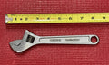 Vintage Chrome Vanadium 8" -200mm Adjustable Wrench Excellent