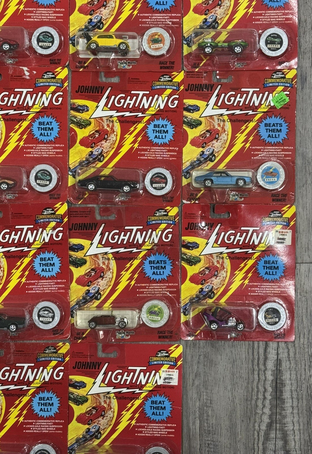 Johnny Lightning Commemorative Series NEW 1994 1995 -SET of 19Pc Limited Edition