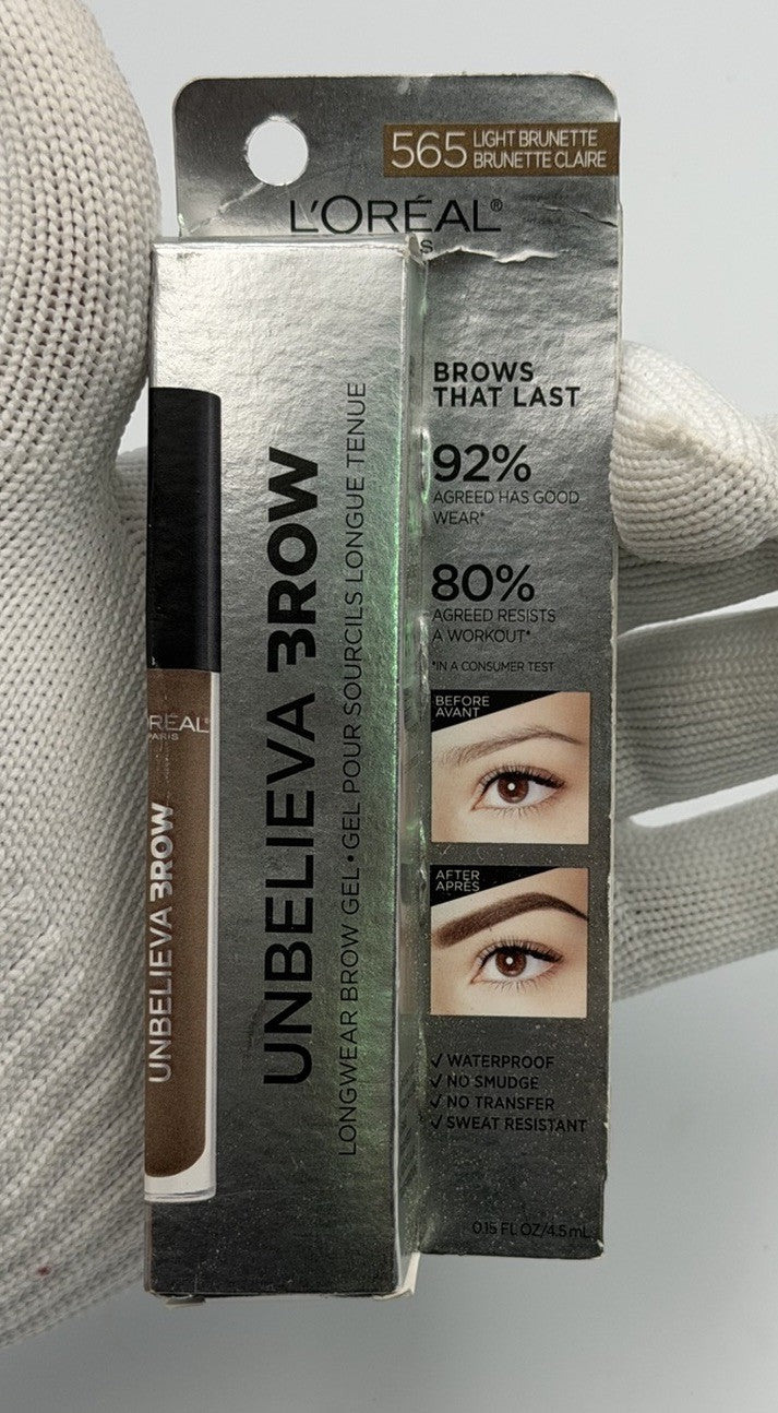 L'Oreal Paris Unbelieva-Brow Longwear Waterproof Tinted Brow Gel, Light Brunette