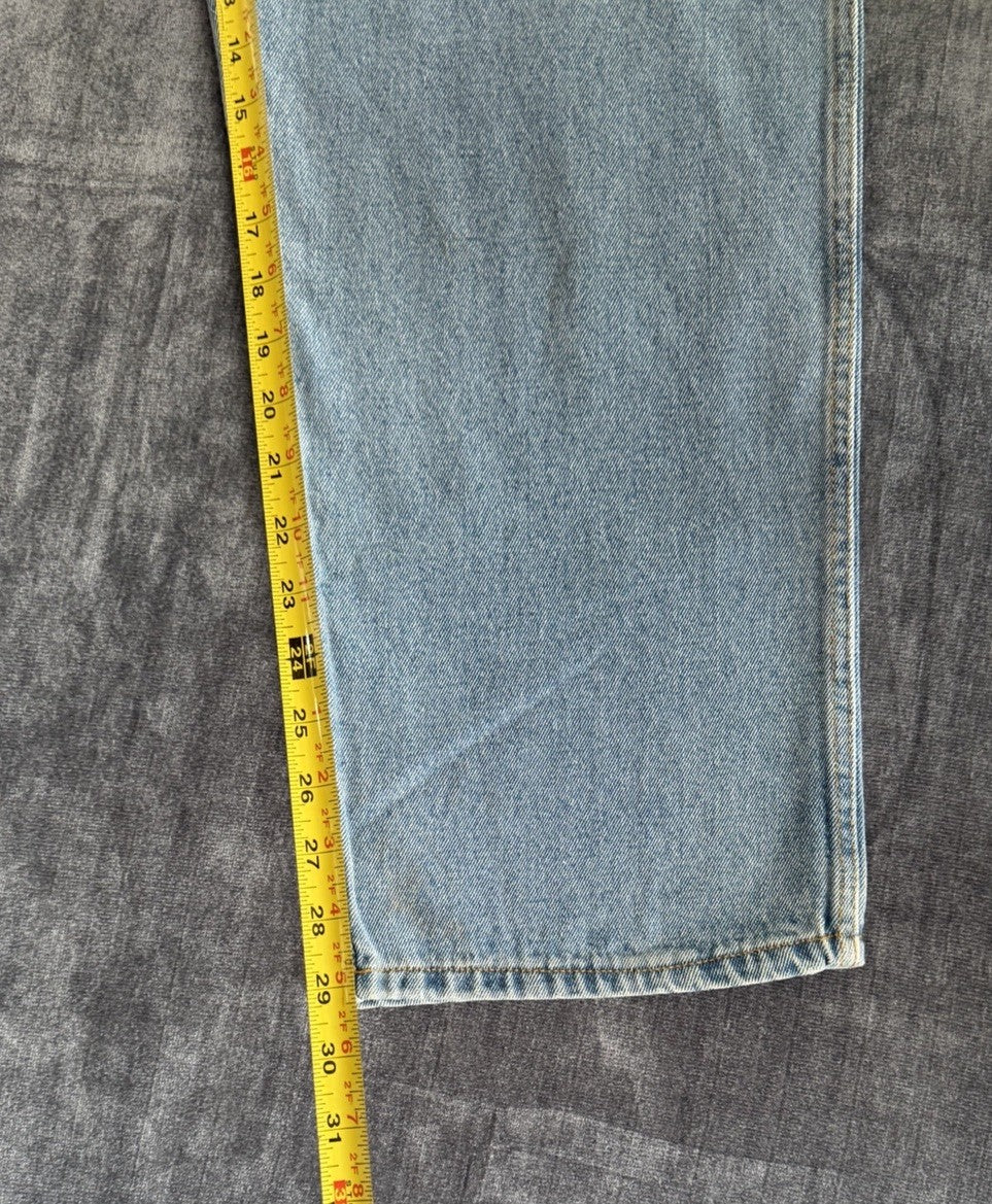Basic Editions Regular Fit Men’s 44W X 32L Denim Blue Light Jeans NWT