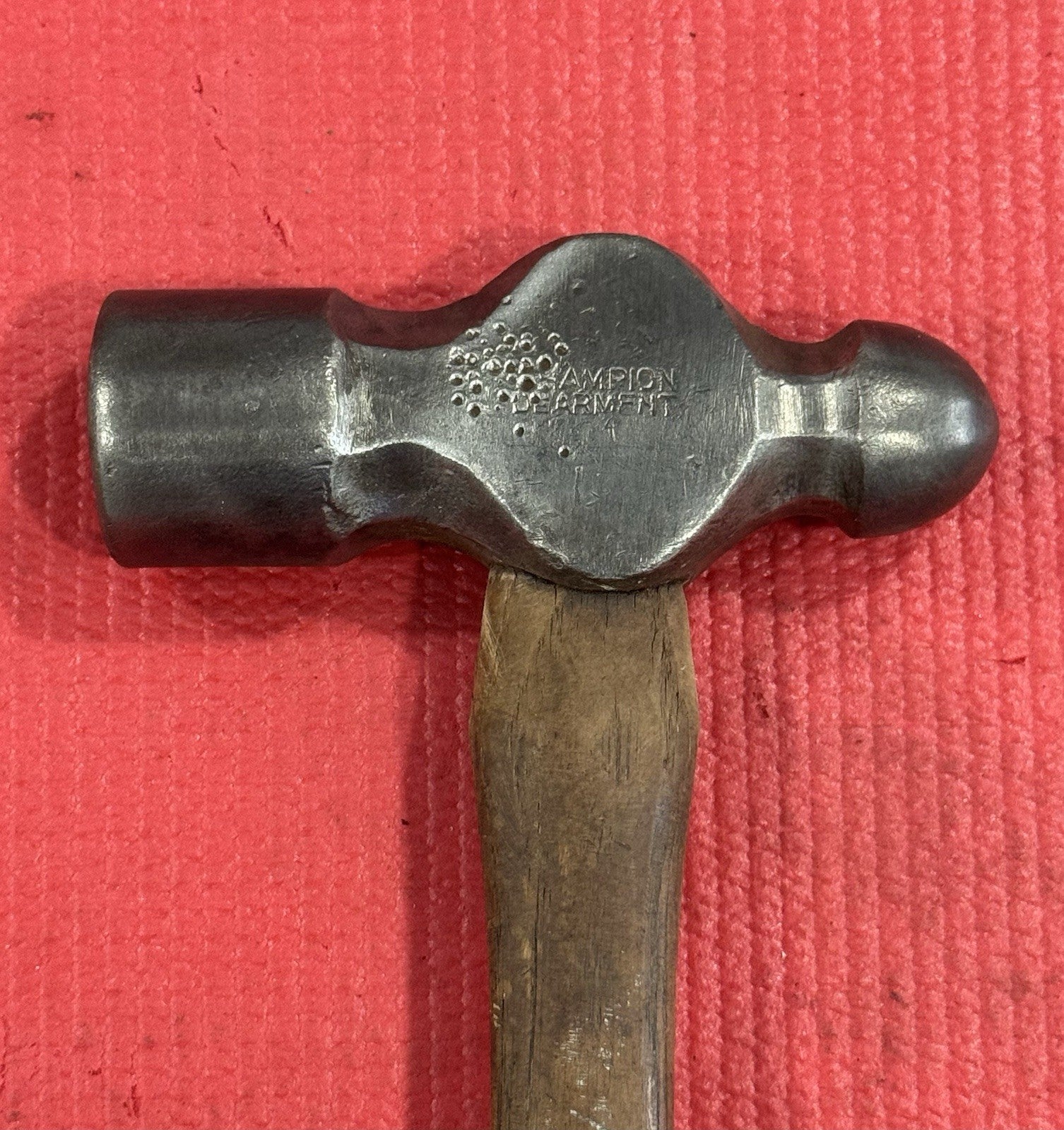 Vintage Champion DeArment 14" Ball Peen Hammer Made In USA