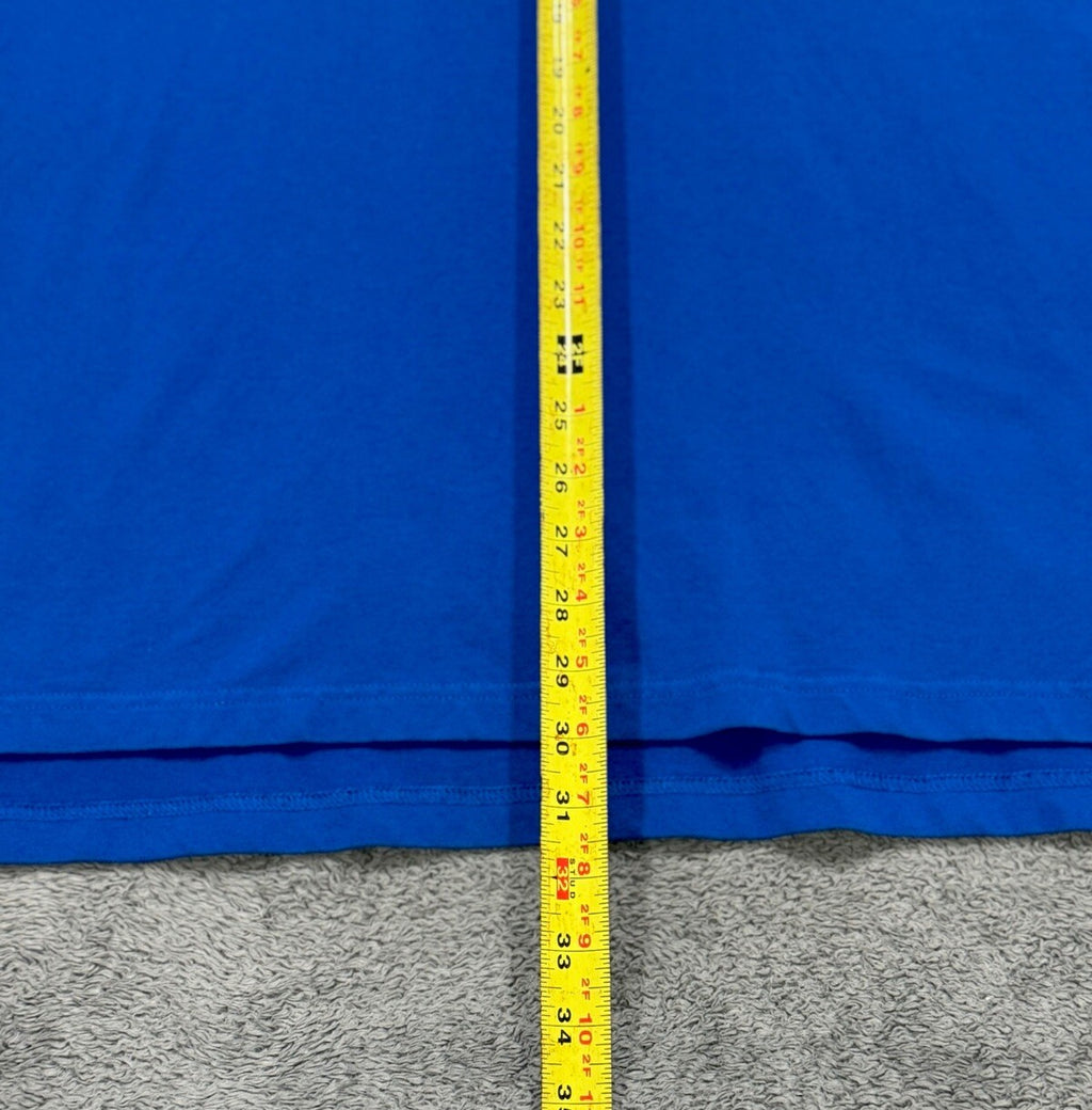 Chaps Men's Size XL Stretch Short Sleeve Blue Polo Shirt Excellent
