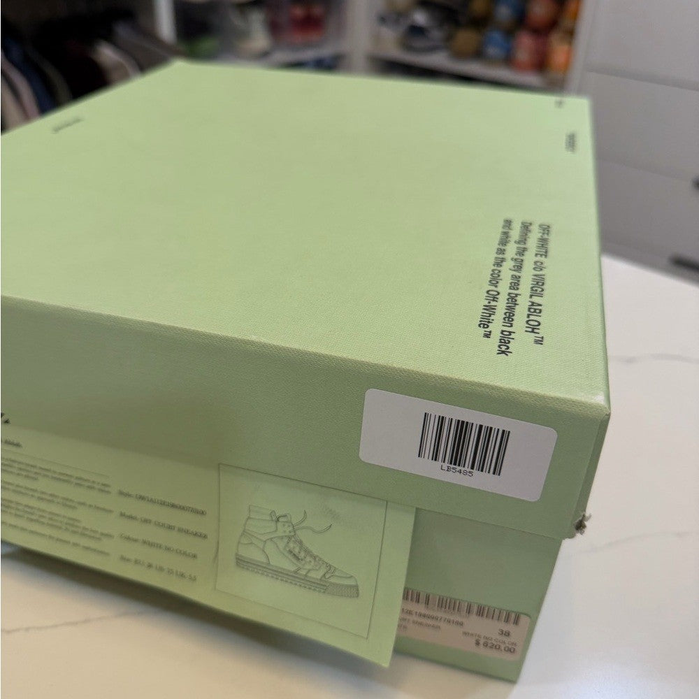 Off-White Off Court Sneakers - Virgil Abloh high tops NEW - SIZE 7.5
