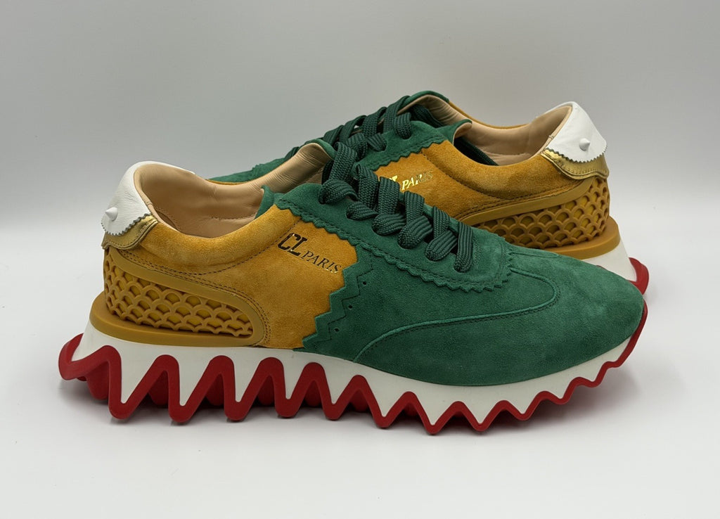 AUTHENTIC Christian Louboutin Loubishark Men's Suede Size 41.5 EU, 8.5 US NEW