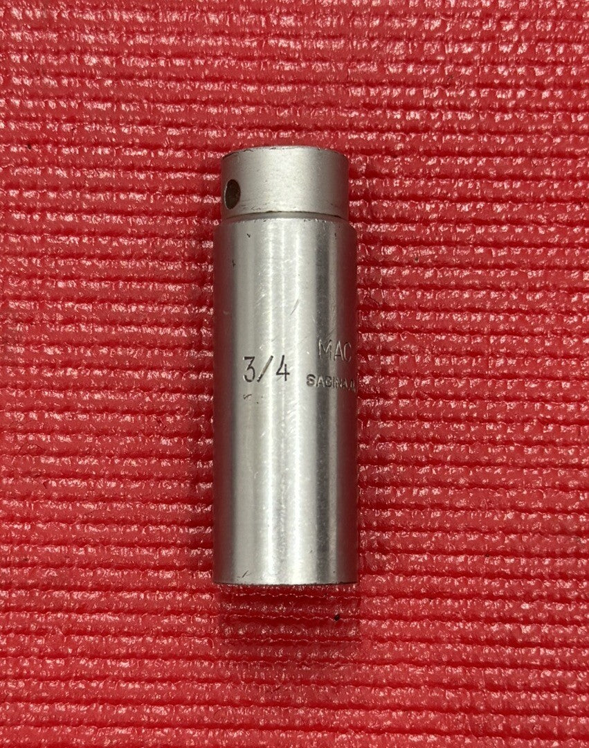 Vintage Mac Tools VD242, 1/2" DR, 3/4" Deep Well Socket 12PT Sabina O.H. USA
