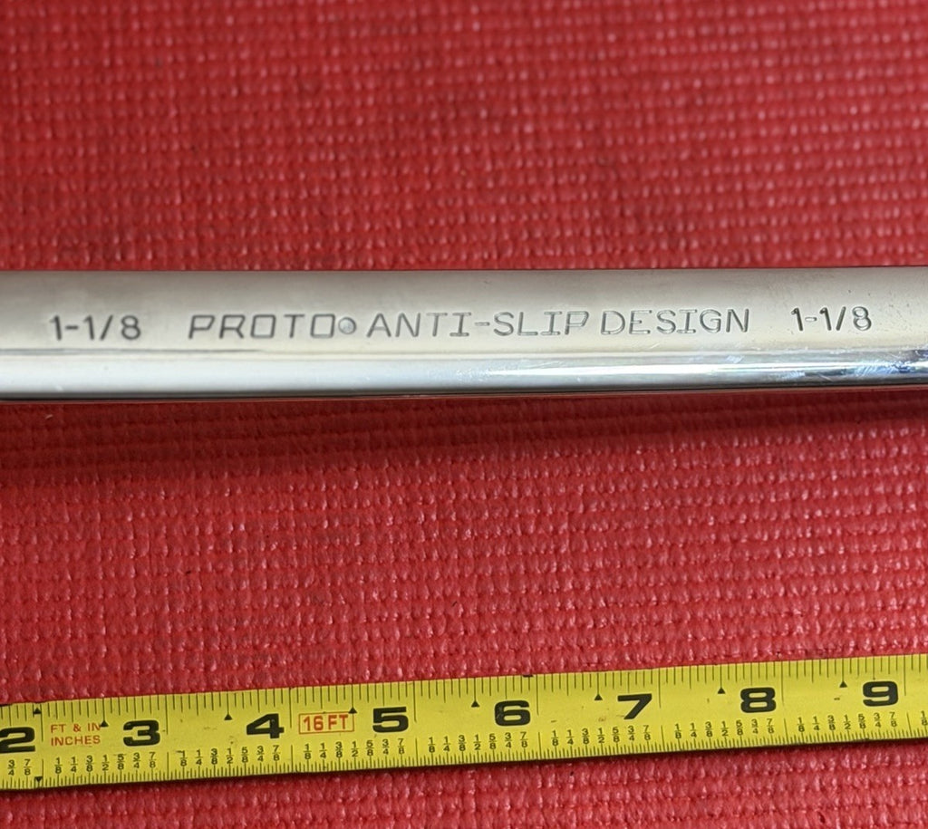 Proto 1236-T500 1-1/8" Anti-Slip Design Combination Wrench Professional USA Nice