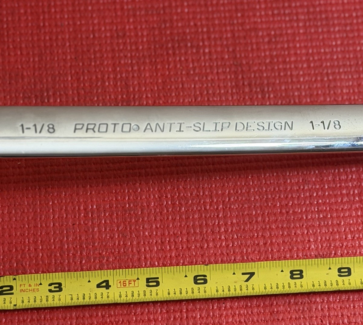Proto 1236-T500 1-1/8" Anti-Slip Design Combination Wrench Professional USA Nice