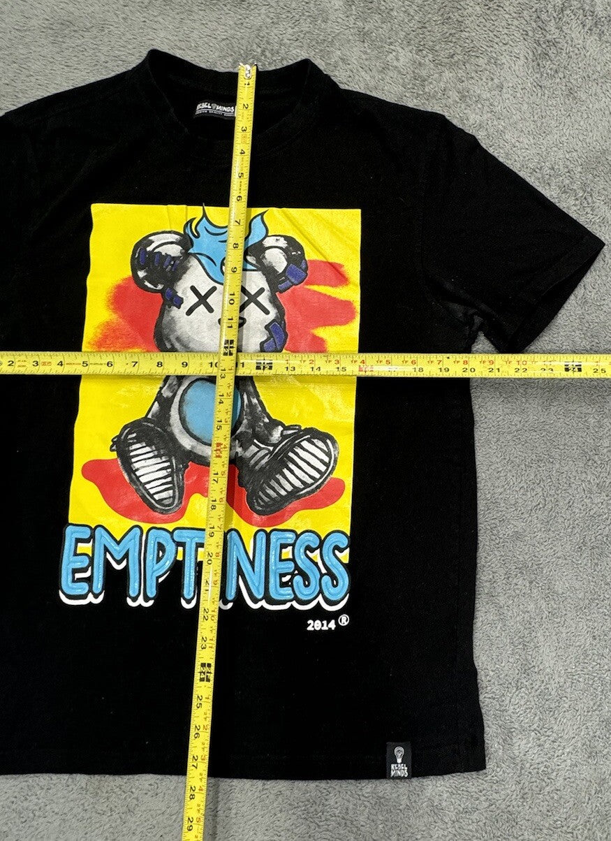 Rebel Minds Men's Size L Emptiness Bear Graphic T-shirt