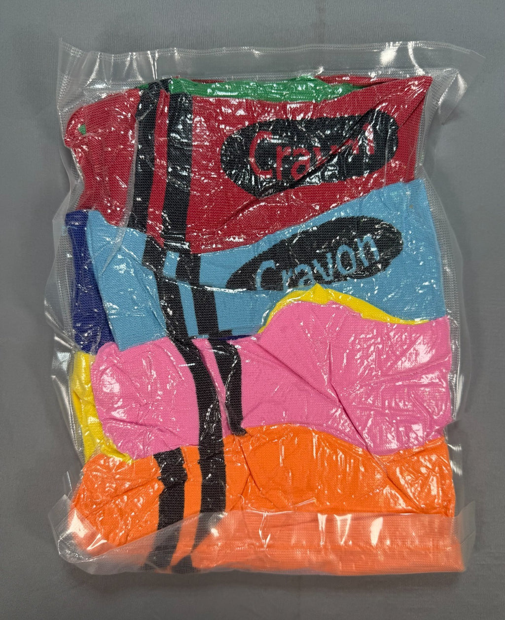Glitopper Crayon 4/8 Pairs Halloween Crayon Costume Socks Girls Funny Rainbow