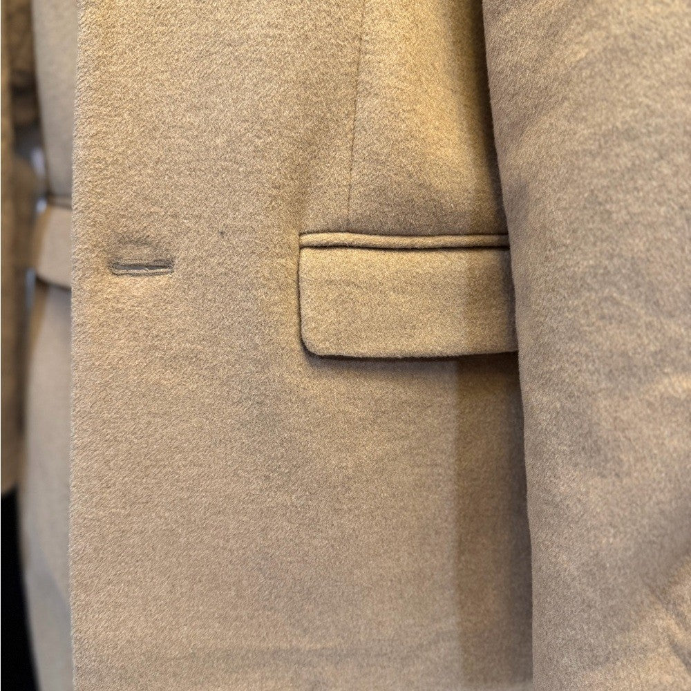 Wool Men's Tan Overcoat - Brand new