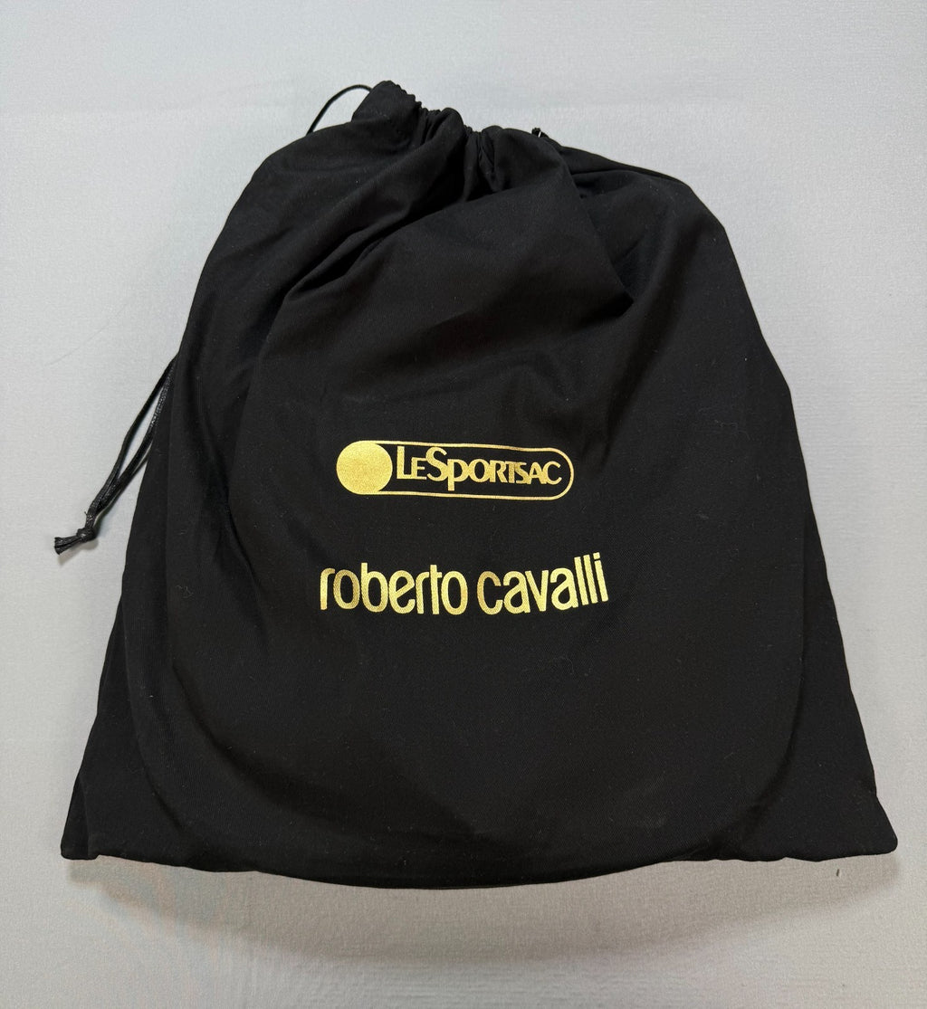 New LeSportsac x Roberto Cavalli Matelassé Bologna Hobo Bag Women's Light Brown