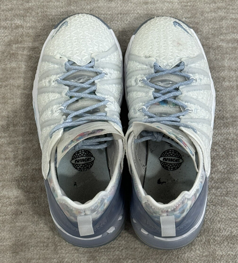 NIKE LEBRON XVIII 18 NRG BLUE TINT BOY'S BASKETBALL SHOES SIZE 4.5Y