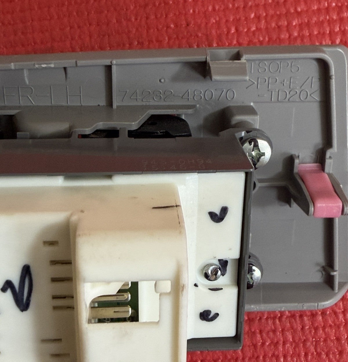 2008-2013 Toyota Highlander Master Power Window Lock Switch OEM 74232-48070
