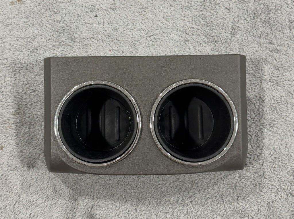 07-14 Ford Expedition Navigator OEM Console Rear Cup Holder Trim Bezel Grey