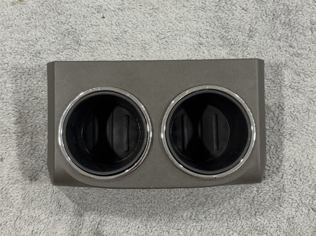 07-14 Ford Expedition Navigator OEM Console Rear Cup Holder Trim Bezel Grey