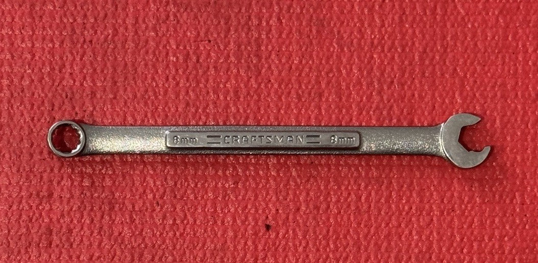 Craftsman -VA- 47950 8mm Quick Speed Wrench Combination Wrench 12 Pt Made in USA
