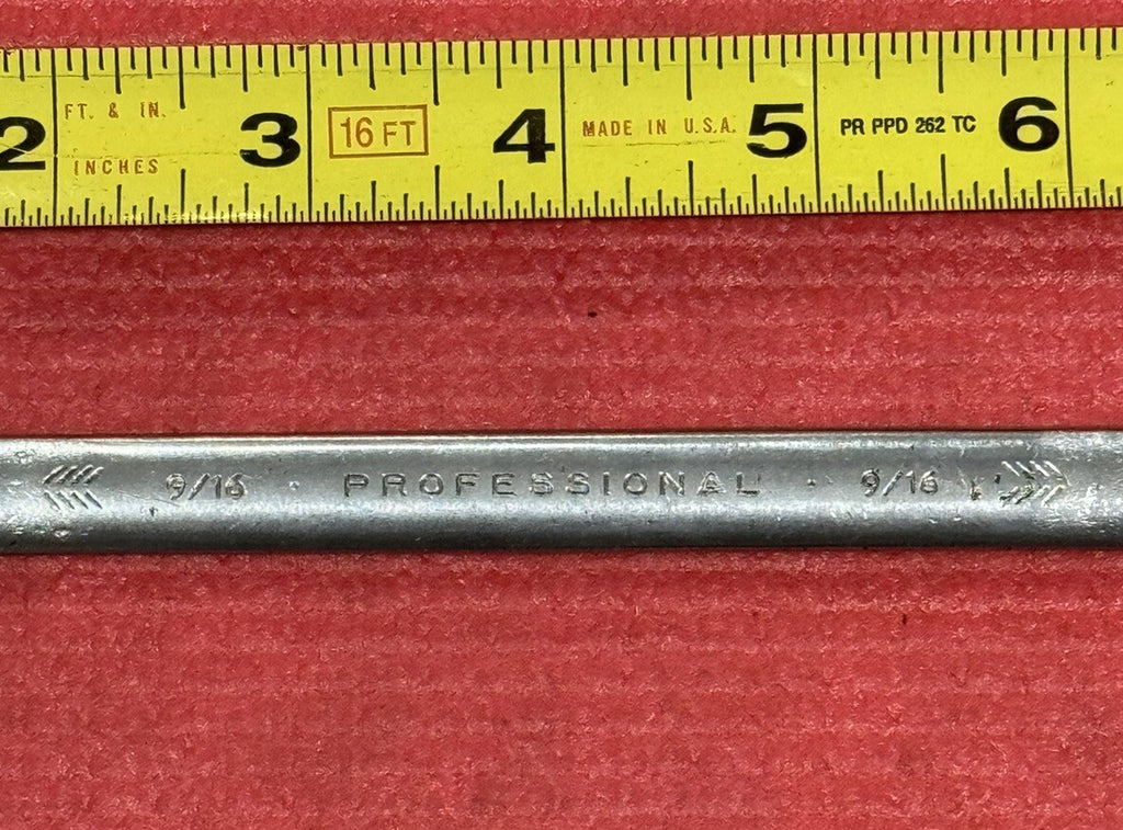 Proto Professional Tools 1218, 9/16" SAE Combination Wrench 12PT Made in USA