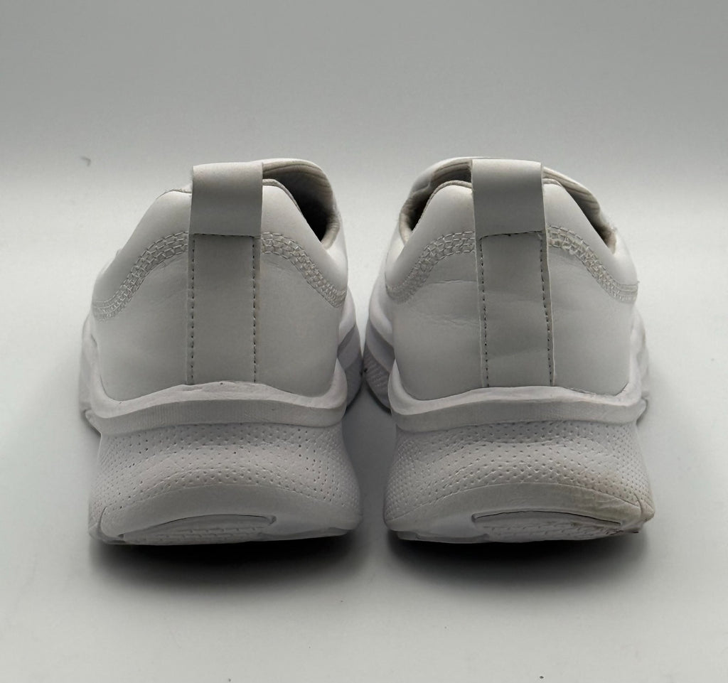 New Hawkwell Slip On Arch Support Nursing Shoes Women's 10 White Leather Low Top