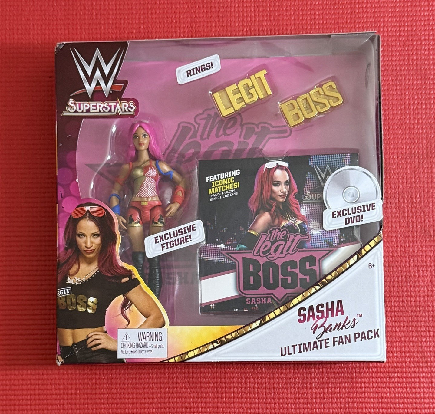 WWE Superstars Sasha Banks Ultimate Fan Pack Exclusive Figures NEW IN BOX