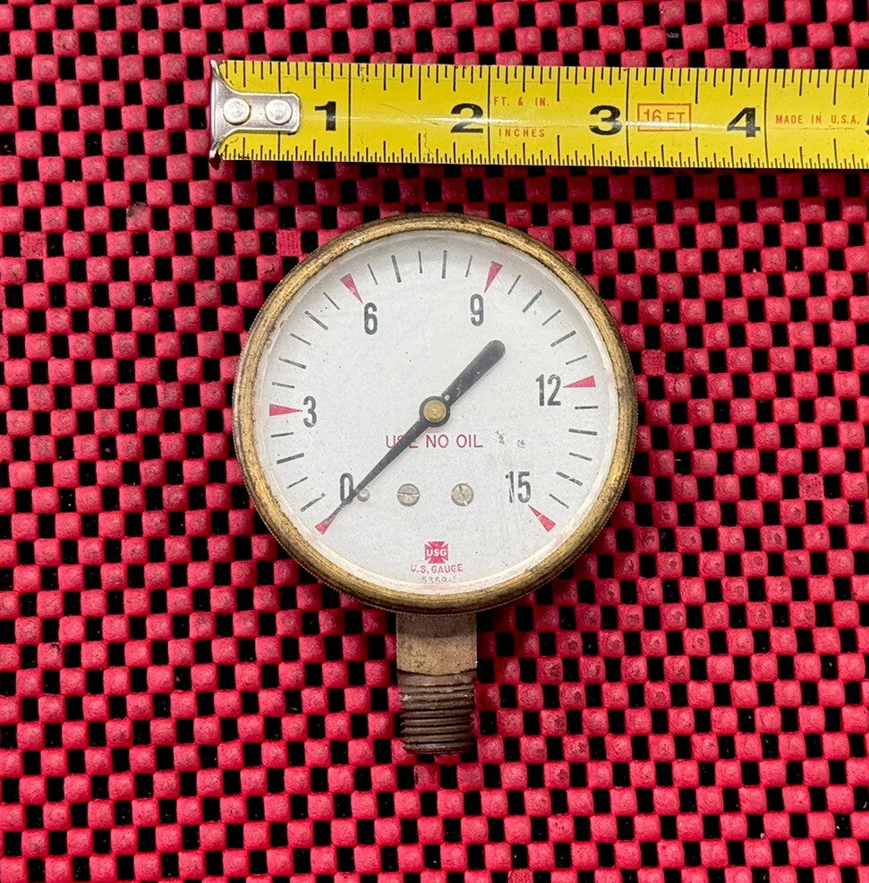USG US Gauge Co. 15359-1 Pressure Gauge Made in USA N8
