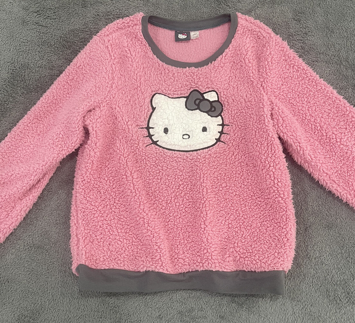 Hello Kitty by Sanrio Pink Comfy Pajama set size XL teen kids